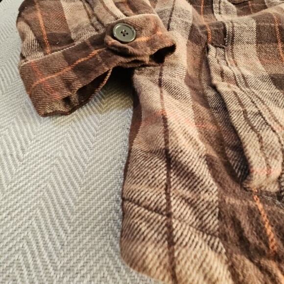 Fleece Lined Heavy Flannel Jacket Men's XXL Five Pockets Workcore Weatherwear - Picture 6 of 16